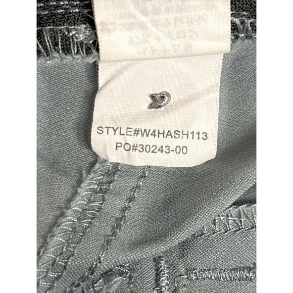 Prana Womens Gray Stretch Nylon Pants Size 12 With Belt Loops & Button Pockets - Picture 5 of 8